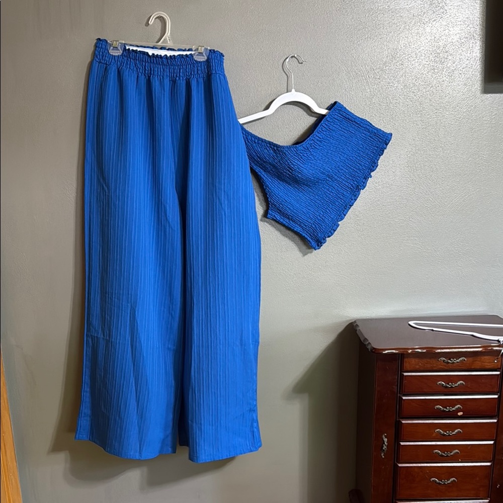 Blue Two-Piece Set
